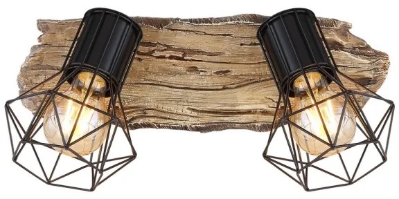 Globo 54017W-2 - Luce Spot PRISKA 2xE27/60W/230V