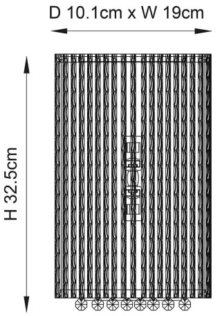 Endon 81978 - Applique di cristallo GALINA 2xG9/25W/230V cromo lucido