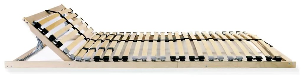 Reti a doghe 2 pz 7 zone con 28 doghe in legno 70x200 cm