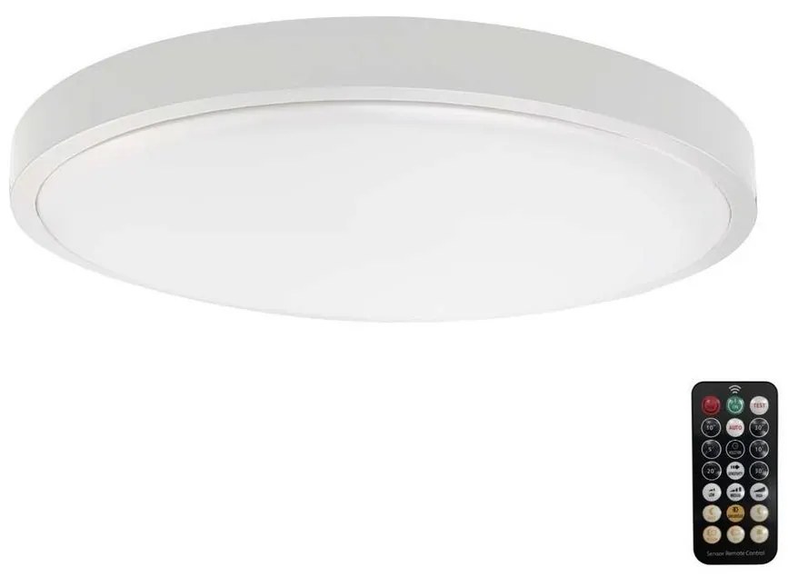 Plafoniera LED bagno con sensore 24W 230V IP44 6500K Ø35 cm + telecomando