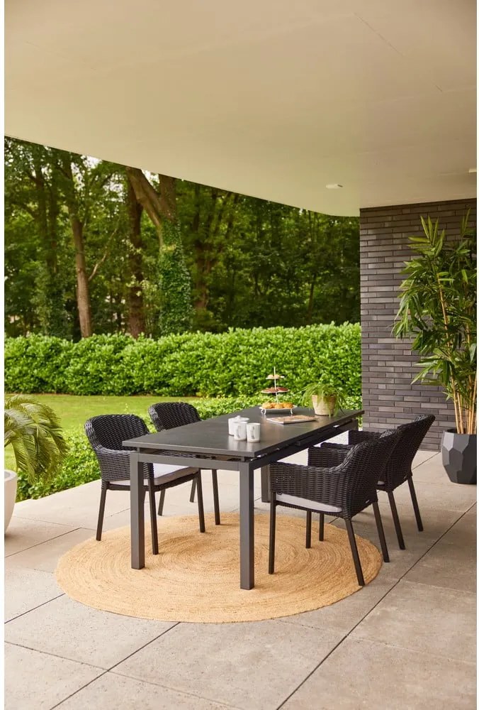 Černá plastová zahradní židle Cairo – Hartman