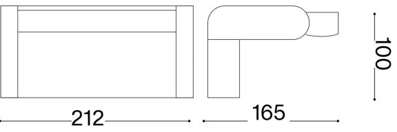 Ideal Lux -LED Applique da esterno con sensore SWIPE LED/21W/230V CRI 90 IP54 marrone