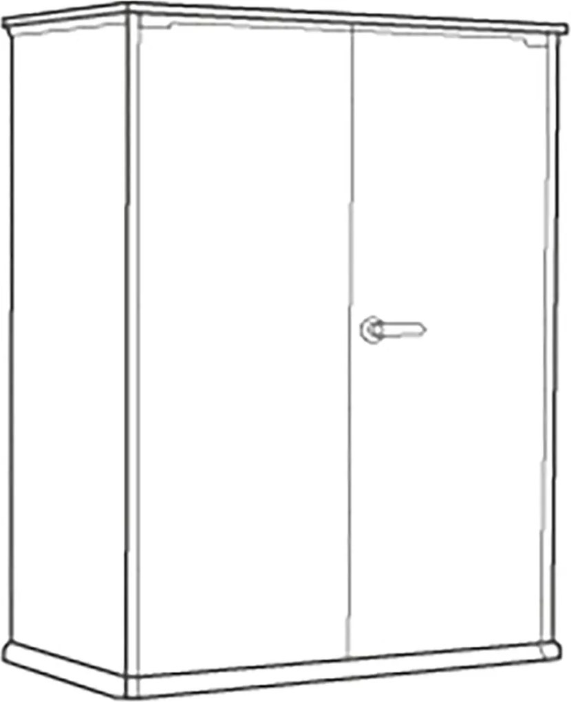 Armadio da Esterno Keter Cortina Alto 140x73,6x170,4 cm in Evothech+ Grigio...