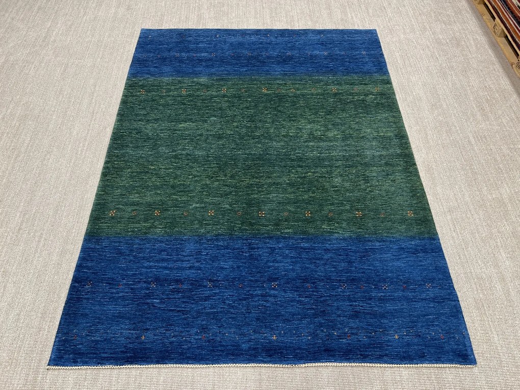 Loribaft Tappeto 210 x 280 Verde (Iran) Annodato A Mano