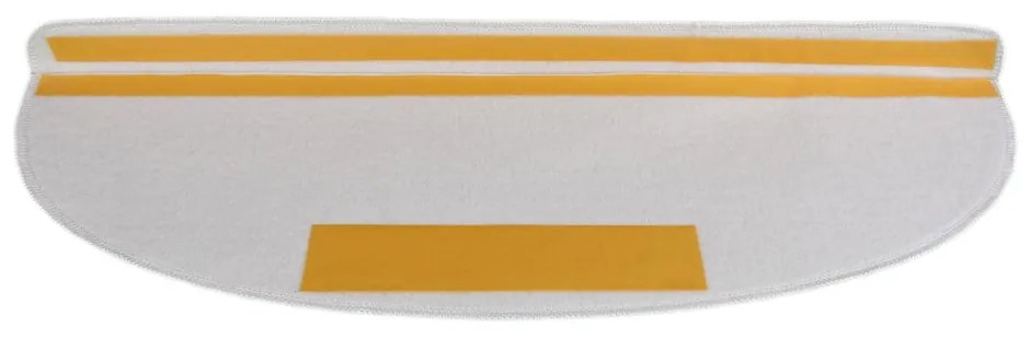 Gradini rossi in set da 16 pezzi 20x65 cm Plain Color - Vitaus