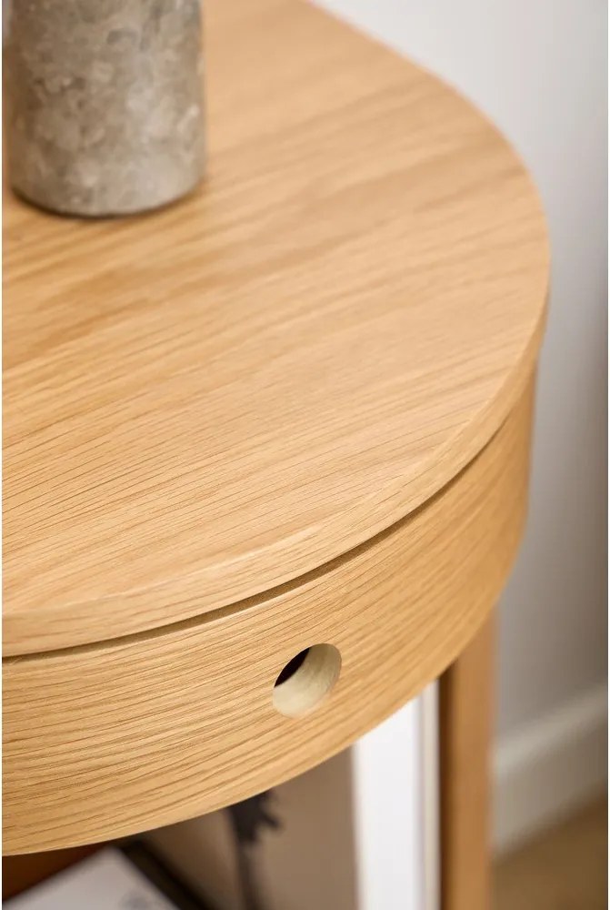 Comodino colore naturale chiaro con effetto rovere Paron – Actona