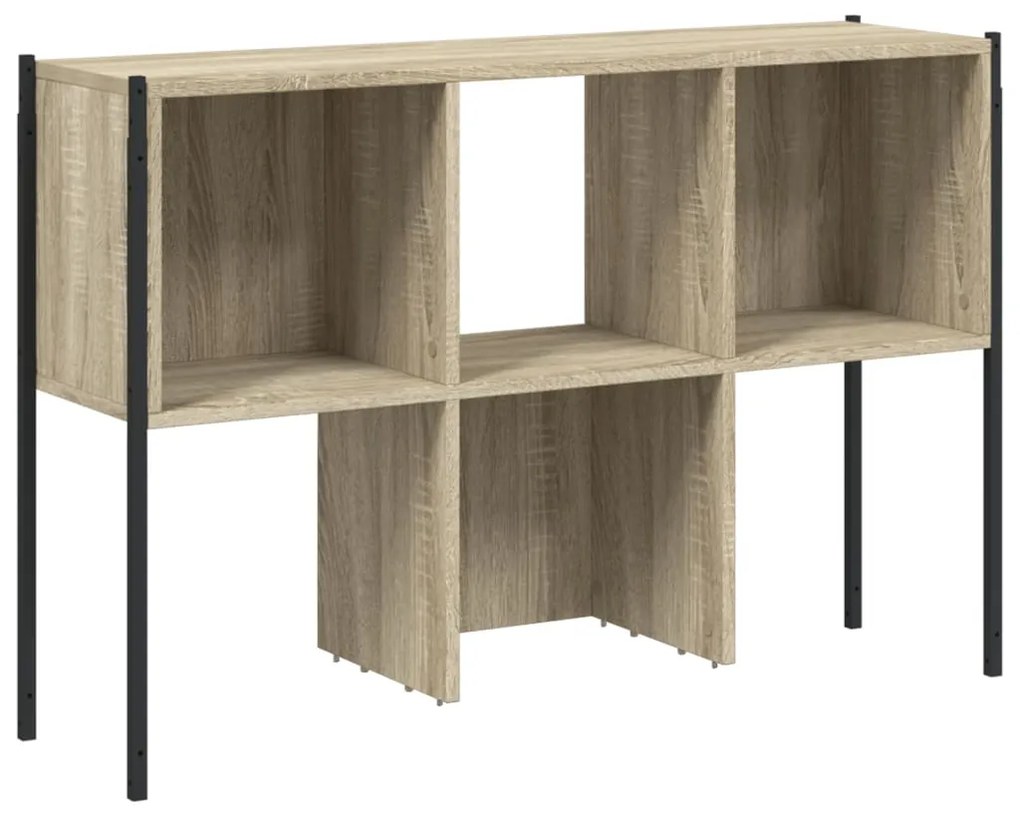 Libreria Rovere Sonoma 102x28x172 cm in Legno Multistrato