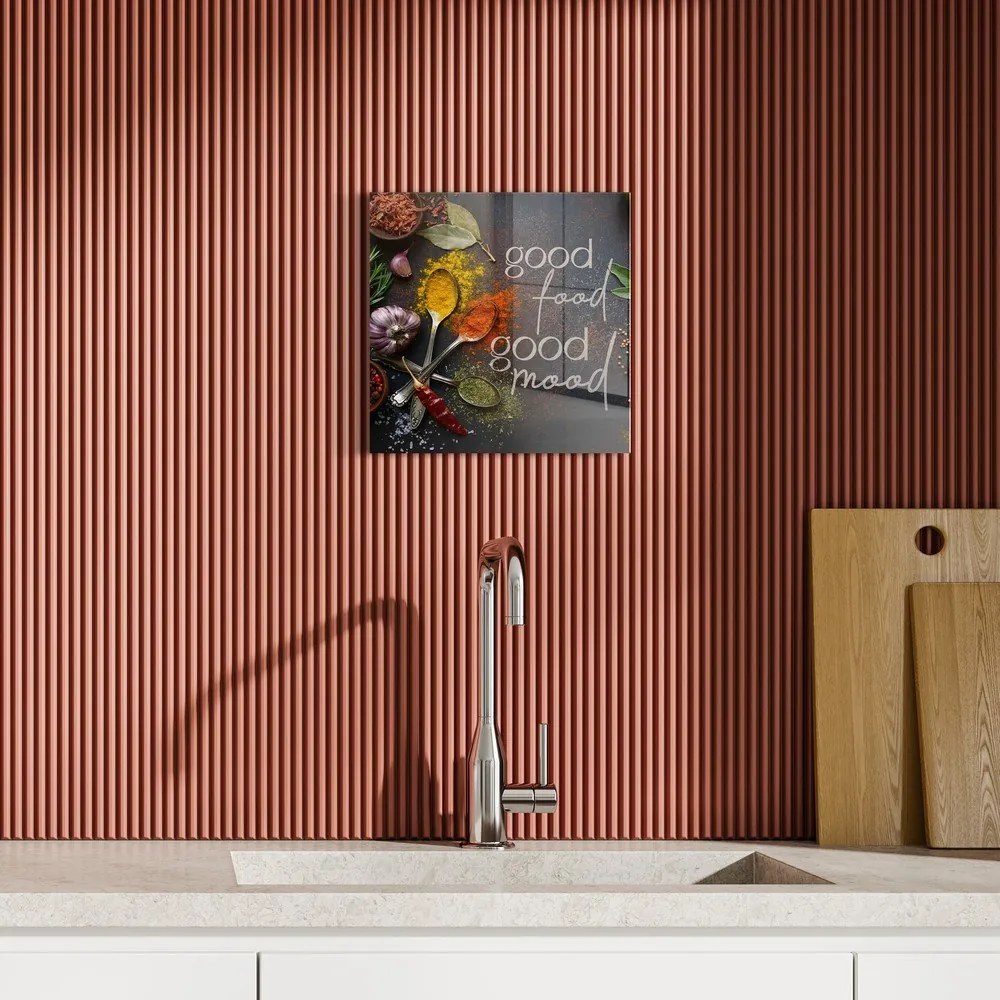 Dipinto su vetro 30x30 cm Mood – Styler