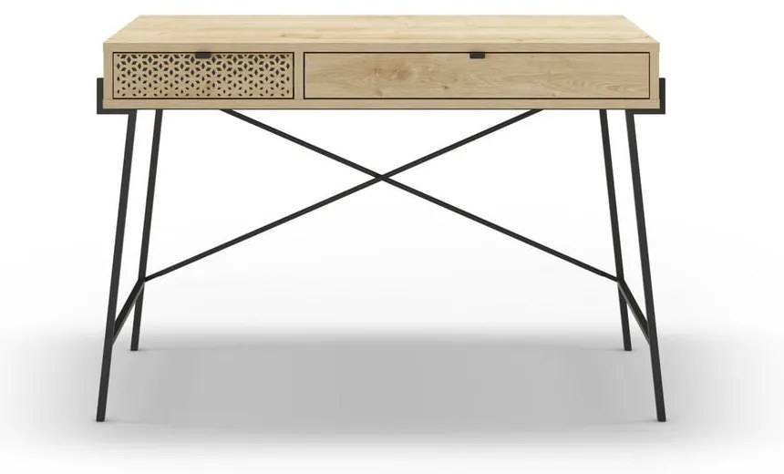 Tavolo da lavoro in rovere 60x110 cm Ecrin - Marckeric