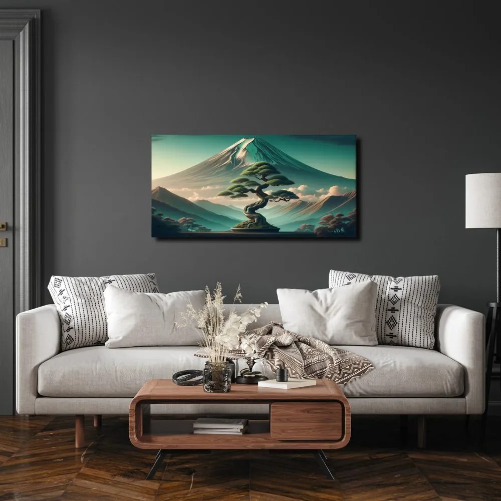 Quadro su tela – Pace sotto il monte Fuji