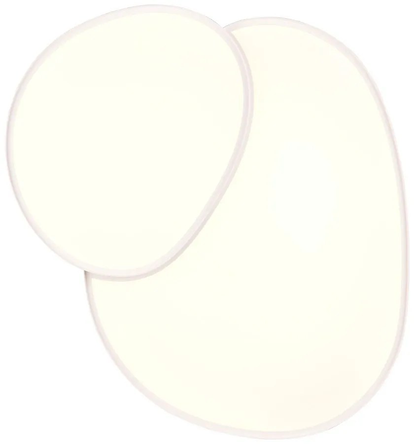 Plafoniera LED bianca 63,5x77 cm Rise - Trio