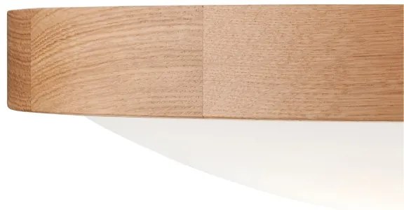 Plafoniera OAK SLIM 3×E27/60W/230V Quercia ø 47 cm