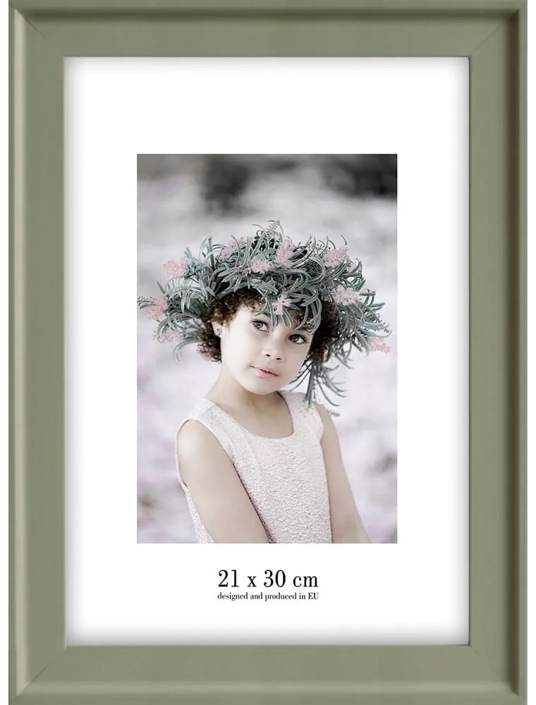 Cornice verde da appendere, 28 x 37 cm Malaga - Styler