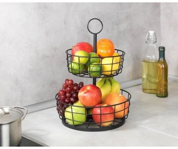 WENKO 88740800 - Cesto LOFT 28x39 cm nero