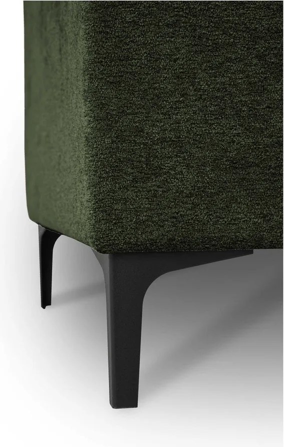 Divano verde con rivestimento in ciniglia 164 cm Copenhagen – Scandic