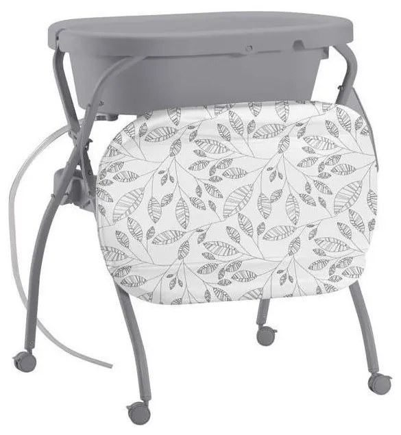 PETITE&amp;MARS - Fasciatoio con vasca da bagno SPA 3in1 grigio