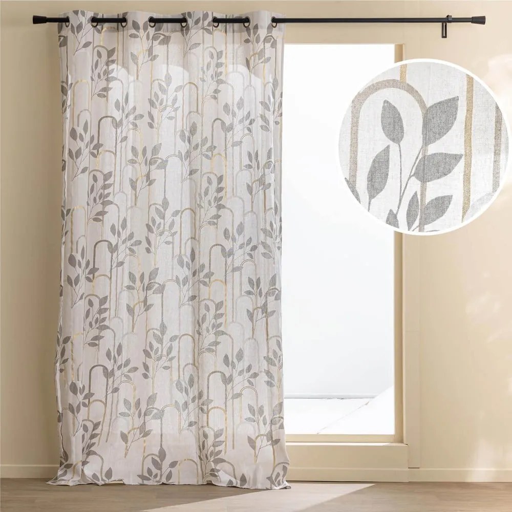 Tenda grigia 140x240 cm Roseris – douceur d'intérieur