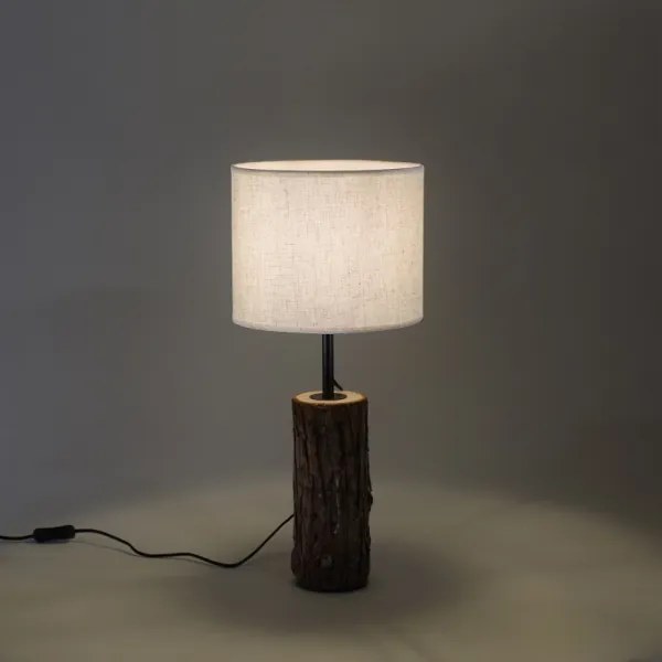 Leuchten Direkt 11233-79 - Lampada da tavolo BARK 1xE27/40W/230V