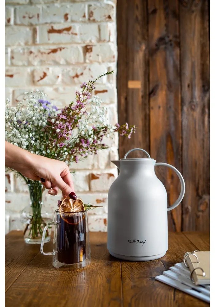 Thermos grigio, 1 l - Vialli Design