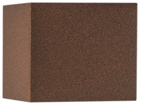 Lampada da parete industriale marrone ruggine IP44 - Baleno