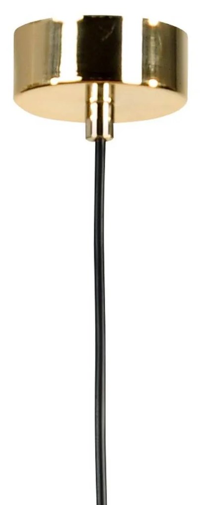 Euluna lampada a sospensione Spinn, a 1 luce, vetro, Ø 35 cm