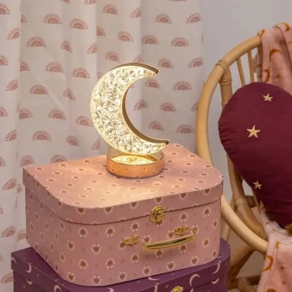 Atmosphera - Lampada da tavolo LED per bambini BELLA LED/3xAA