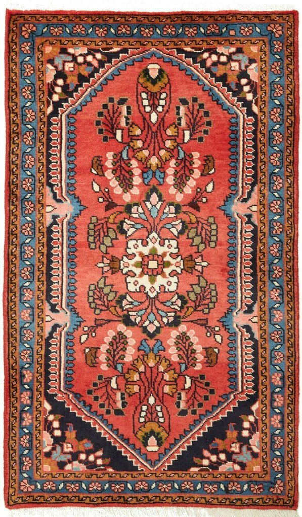 Hamedan Tappeto 80 x 130 (Iran) Annodato A Mano