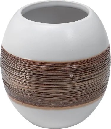 Gedy G-Alexia Portaspazzolino Bianco In Ceramica