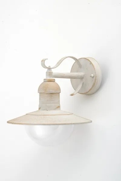 Brilagi - Applique da esterno MOLDE 1xE27/60W/230V IP44 bianco/patina