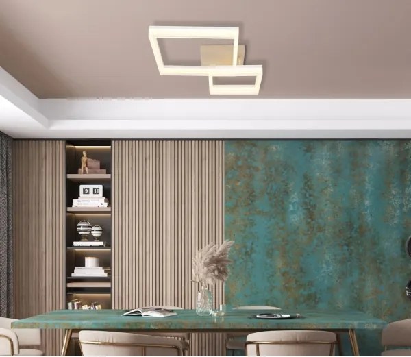 Globo 48047D - Plafoniera LED ZARA LED/24W/230V 3000K 46,5x62,5 cm