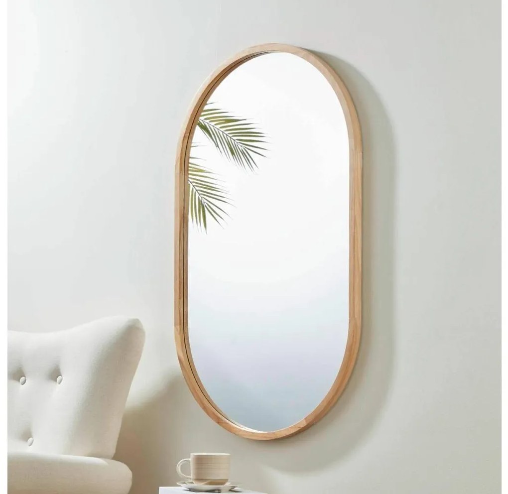 Eglo 425002 - Specchio da parete BANI 100x60 cm marrone