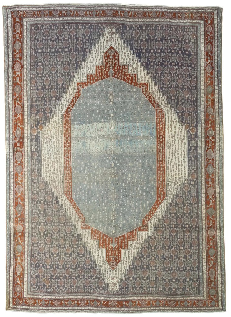 Senneh Tappeto persiano 280x200 (Iran) Annodato A Mano