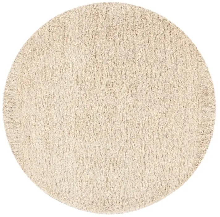 Tappeto Sheen crema, Ø200 cm