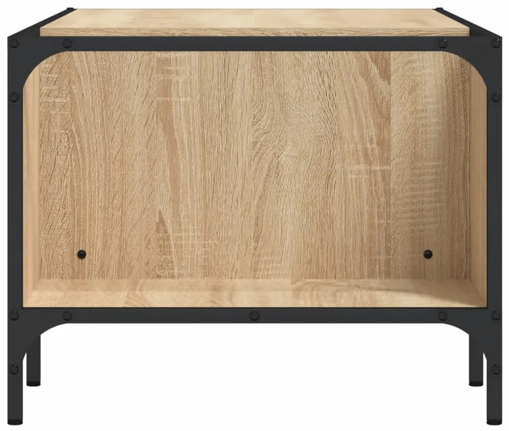 Tavolino salotto ripiano rovere sonoma 100x51x40cm multistrato