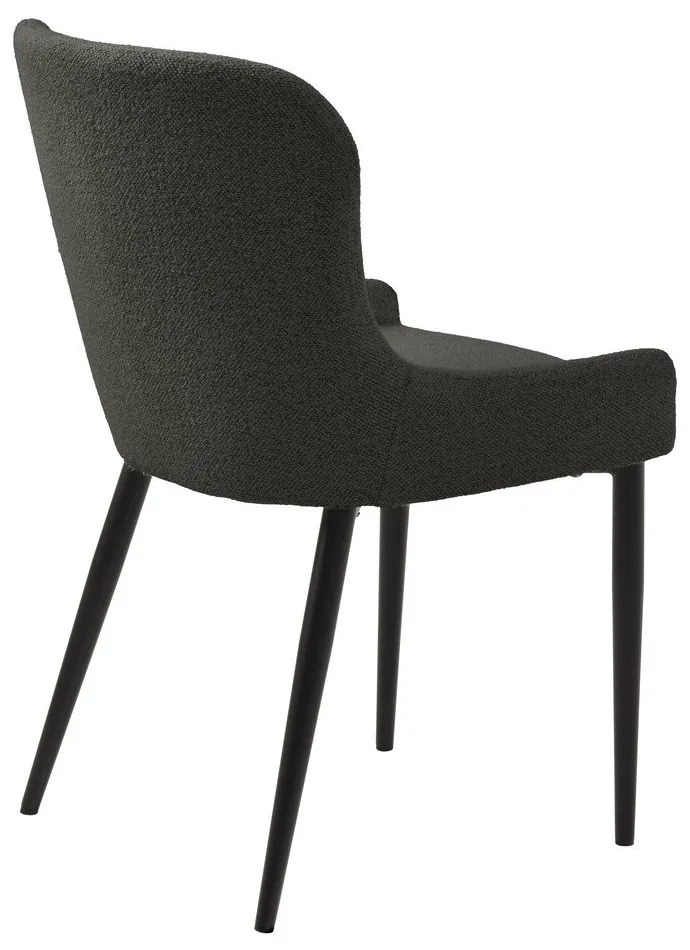 Sedia da pranzo grigio scuro Ontario - Unique Furniture