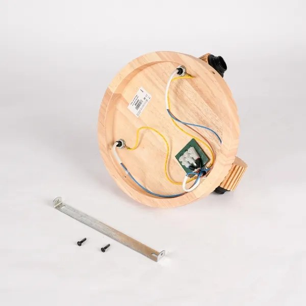 Brilagi - Faretto HYGGE 3xE14/15W/230V legno/fumé