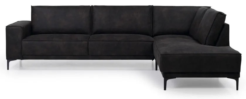 Divano angolare antracite in similpelle (angolo destro) Copenhagen - Scandic