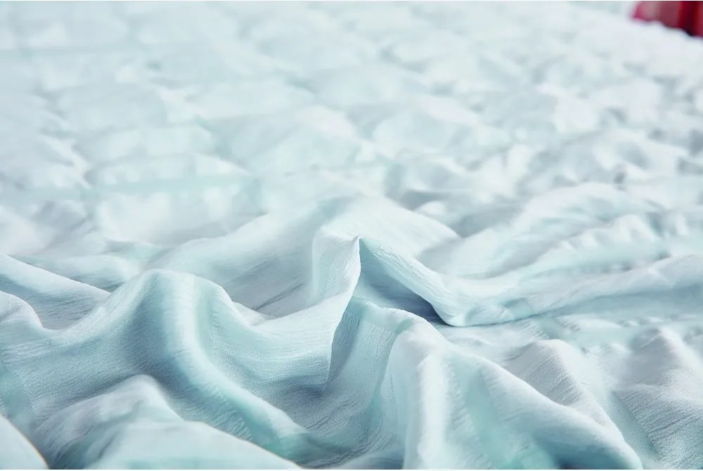 Biancheria da letto in grigio chiaro in crêpe per letto singolo 140x200 cm Naomi – My House