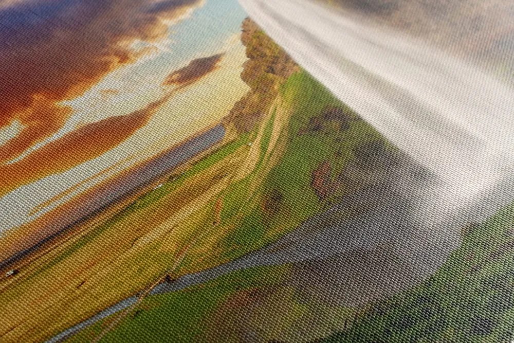 Quadro su tela – Cascata meravigliosa in Islanda