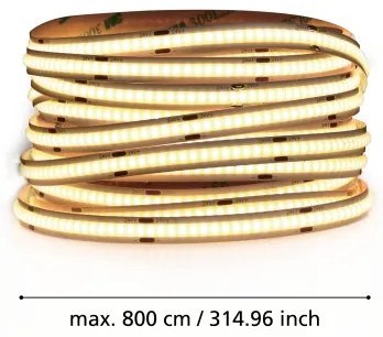 Eglo 900576 - Striscia LED 8m COB STRIPE LED/64W/24/230V 3000K
