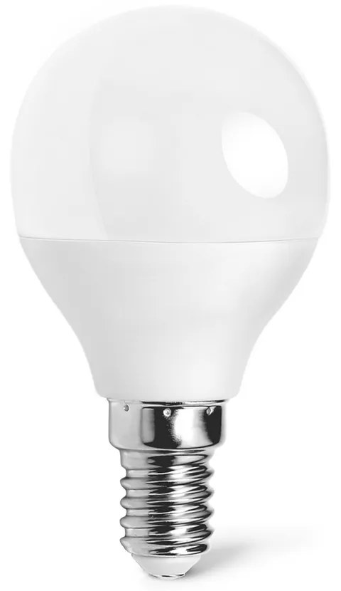 Lampadina Led E14 G45 a sfera 3W Bianco neutro 4000K Aigostar