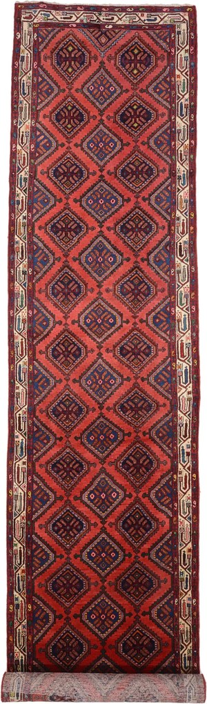 Hamedan Tappeto persiano 110x520 (Iran) Annodato A Mano