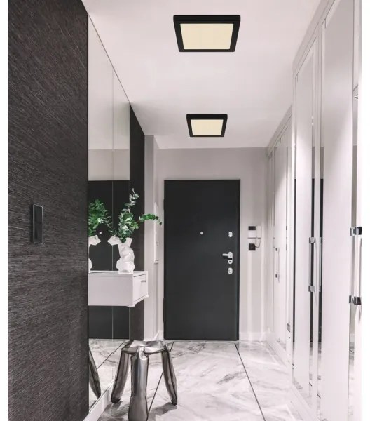 Globo 12380-18B - Plafoniera LED LASSE LED/18W/230V 3000/4000/6500K nero