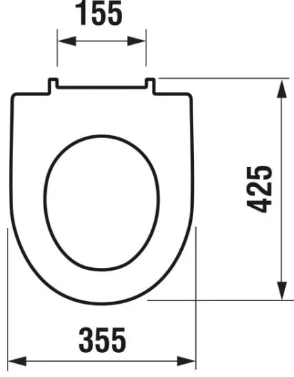 JIKA H8933853000001 - Sedile WC SoftClose LYRA in duroplastica, bianco