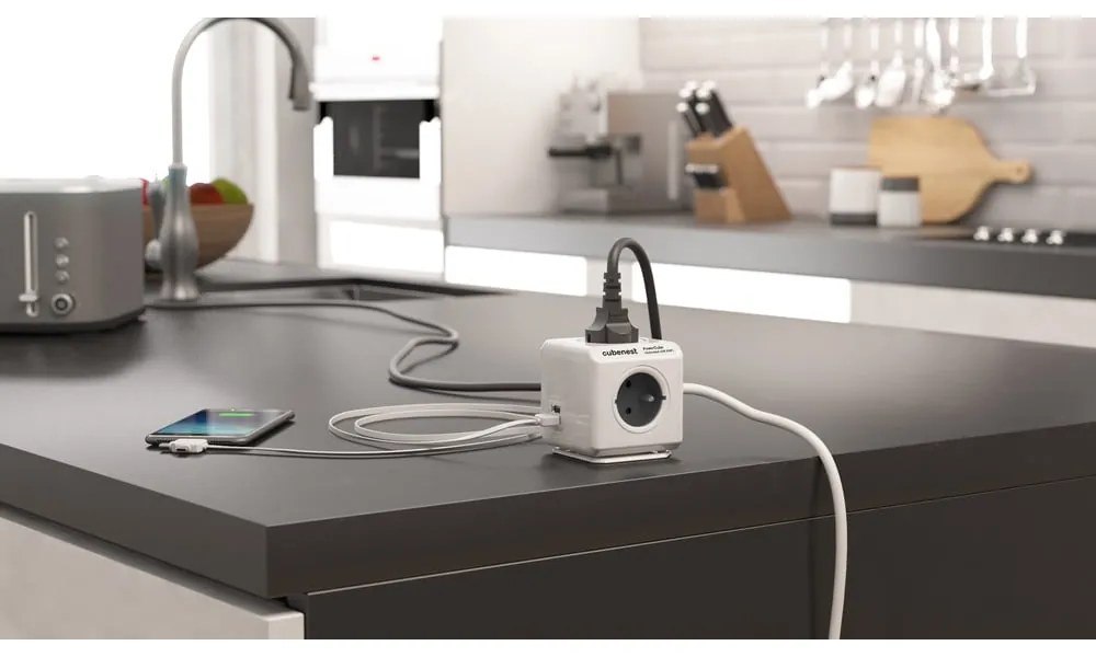 Presa di corrente PowerCube Extended USB - Cubenest