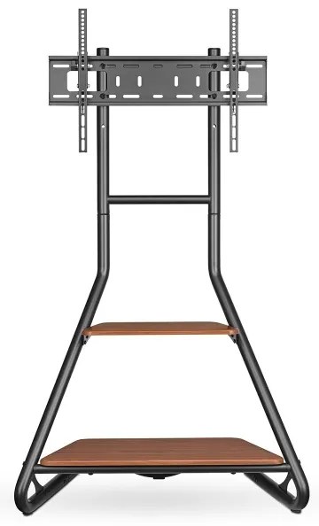 Nedis TVSM6200BK - Supporto da pavimento per TV 37-75" nero/marrone