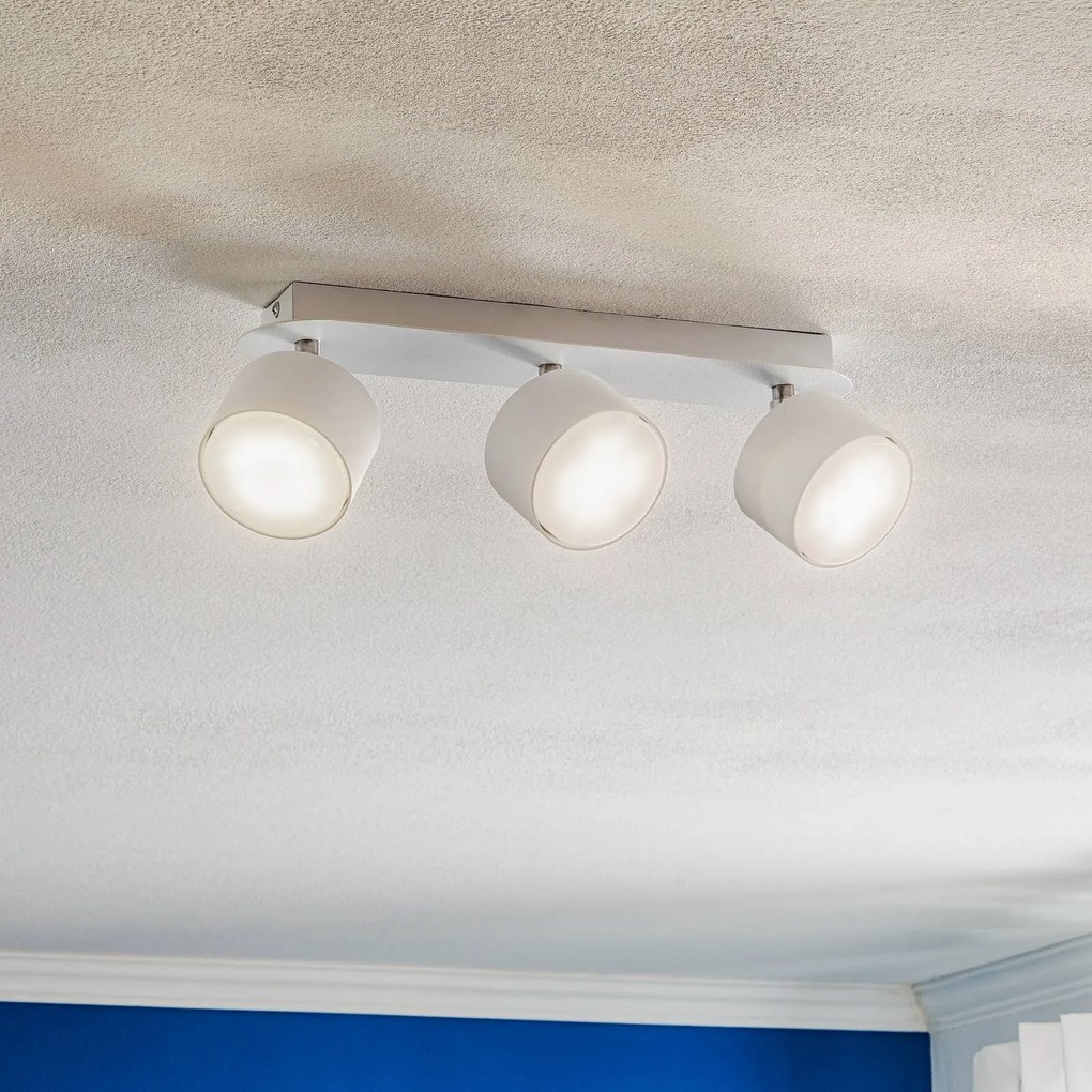 Eko-Light Faretto da soffitto Cloudy 3 luci bianco