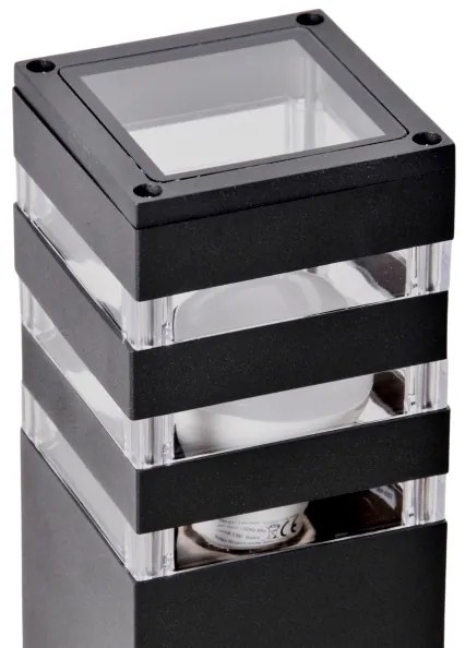 Lampada da esterno LED RGBW dimmerabile TEKSAS 1xE27/9W/230V 44 cm IP44 antracite