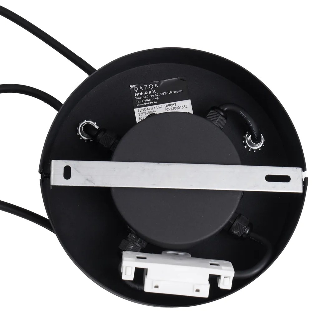 Lampada a sospensione da esterno nera a 3 luci IP44 - Cava