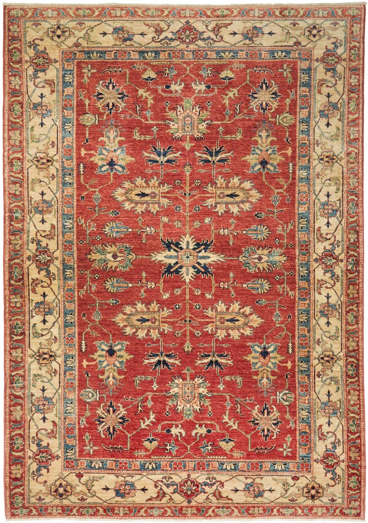 Kazak Tappeto orientale 230 x 170 Rosso (Pakistan) Annodato A Mano